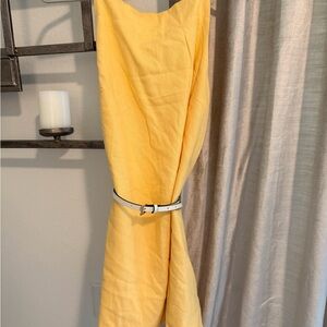 Yellow Sleeveless Dress